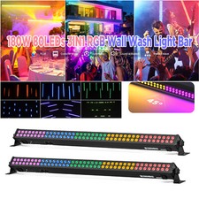 80LED 180W RGB Wall Wash Bar