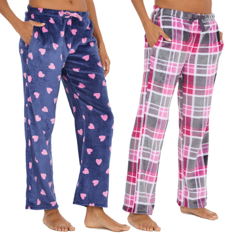 Twin pack womens fleece - twin, pyjama