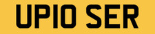 You Poser Pose Posing personal number plate private car registration UP10 SER