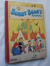 Vintage BOBBY BEAR'S Annual 1953 Dean & Son illustrated HB