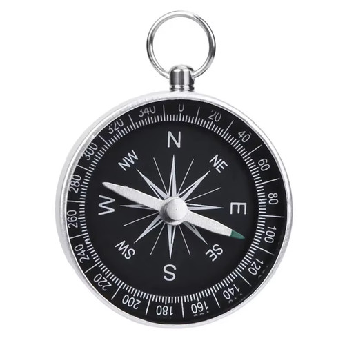 G44 compass keychain pendant - compass,