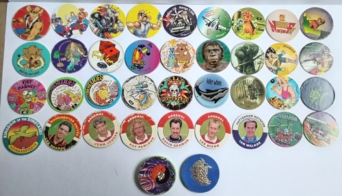 Assorted pog caps bundle