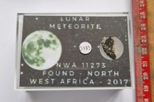 MOON ROCK SLICE - Lunar Meteorite  NWA 11182 - 0.583 grams - NEW!