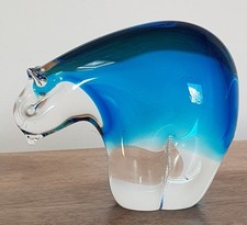 Vintage Art Glass Polar Bear