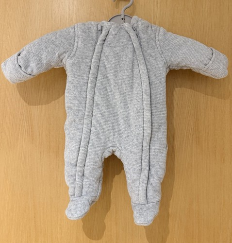 George grey ribbed - ribbed, padded