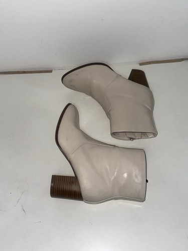 Cream ankle boots - , 2.7"