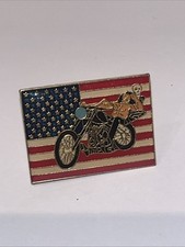 USA Flag Motorcycle America