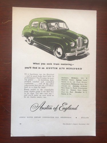 1953 austin a70 hereford - 1953,