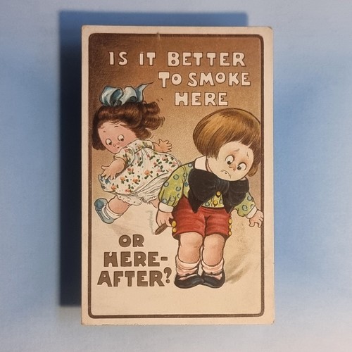 Comic postcard c1915 - c1915, smoke