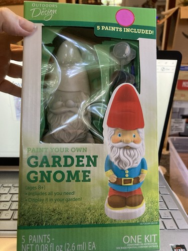 Paint your own garden gnome - your,