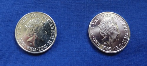 British 2021 ten pence coin - british,