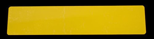 Rear blank yellow car number - blank,