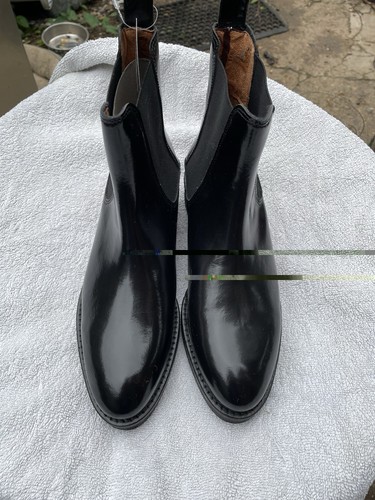 Whistles black leather chelsea - leather,