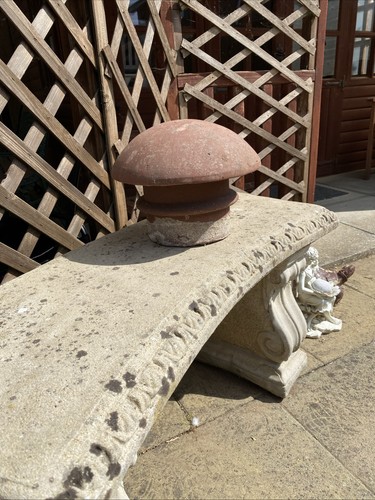 Terracotta chimney pot cowl - chimney,