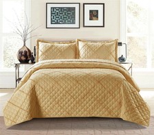 Luxury 3PC Quilted Bedspread