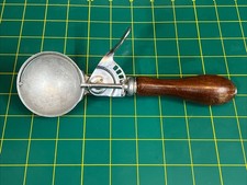 Tala Vintage Dark Wooden Handled Ice Cream Scoop Made in England Working