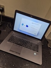 HP Zbook 17 G3 i7  16gb RAM