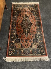 Vintage turkish rug - carpet, red