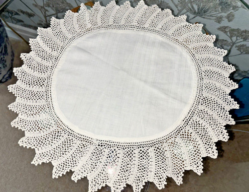 Victorian white cotton damask - victorian,