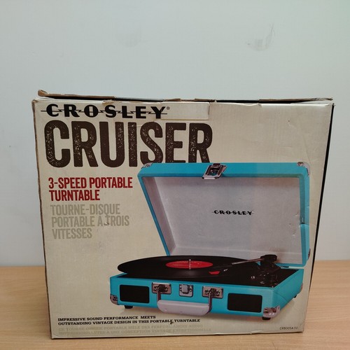 Crosley cruiser blue vinyl - blue,
