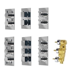 Concealed thermostatic shower - concealed,