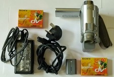 Sony Handycam Silver DCR-305 PAL Camcorder 120x Digital Zoom. 120x Carl Zeiss