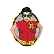 Batman Childrens/Kids Party Pack Robin Costume3-6 Years Red/Yellow  BN5000