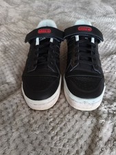 Mens Adidas Forum Low Casual Trainers HQ4536 Black/White Size UK 9.5 EU 44