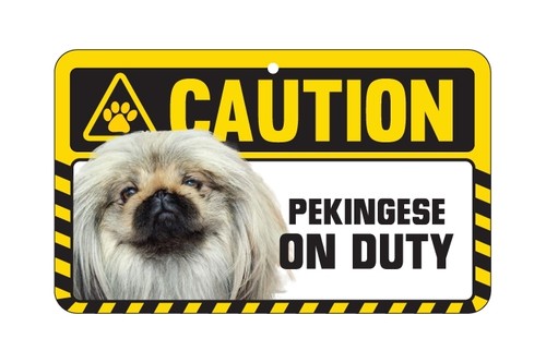 Dog sign caution - caution,