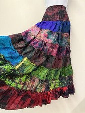 Silk Skirt Maxi Long Full