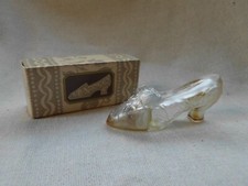AVON VINTAGE LADY SLIPPER (SHOE) TOPAZE COLOGNE with ORIGINAL BOX