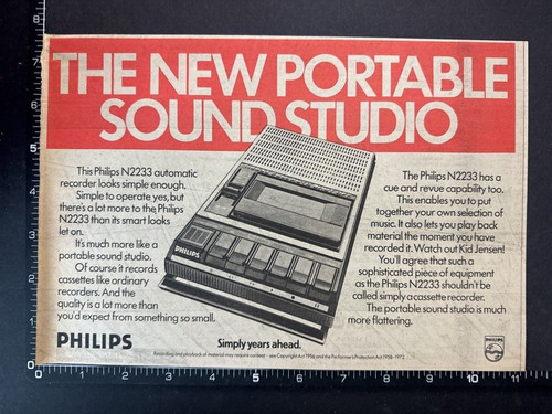 Philips n2233 automatic tape - philips,