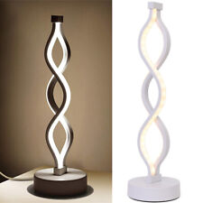 Modern Spiral Table Lamp 3 Color Touch Control Desk Lamp Bedside Nightstand Lamp