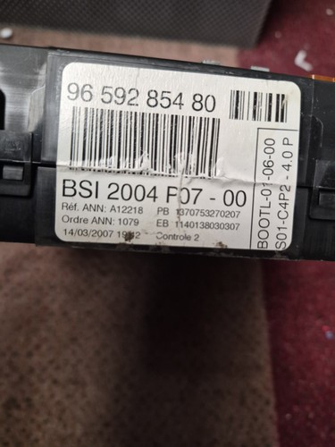 Peugeot citroen bsi - module, 96