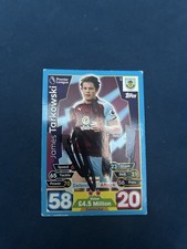 3 Authentic Signed Tarkowski Match Attacks 2017-2018 Match Attax Card