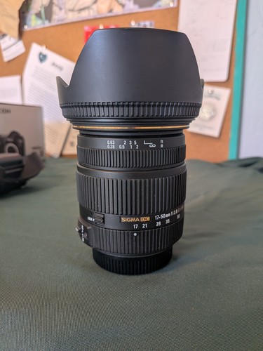 Sigma 50mm ex dc hsm - 17-50mm, f2.8