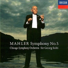 Mahler Symphony No. 5 - Chicago Symphony Orchestra, Sir Georg Solti - Decca CD