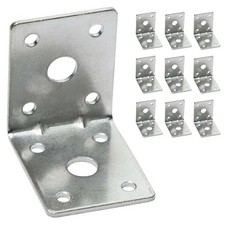 10Pcs Galvanised Metal Corner