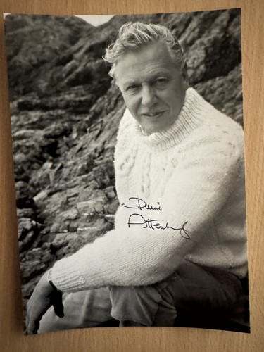 David attenborough signed - david,