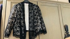 COAST Short Black Lace Bolero