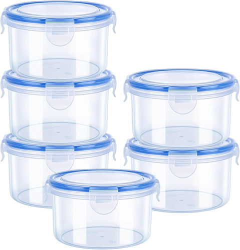 Food containers with - food, lids,