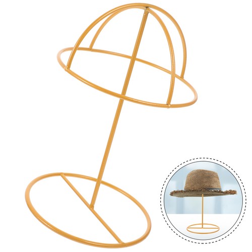 Vintage style golden iron hat - style,