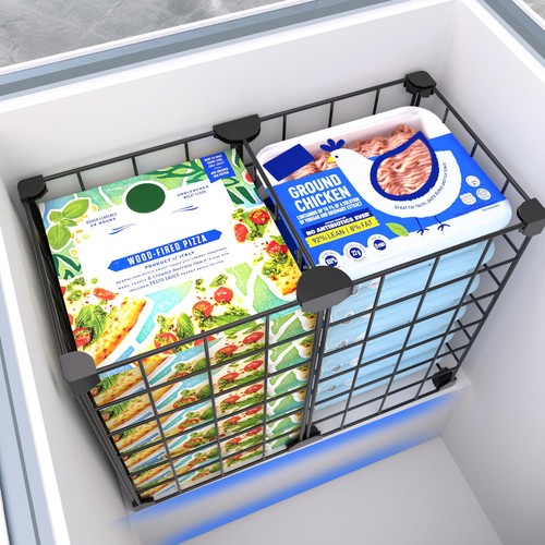 Freezer organizer bins - freezer,