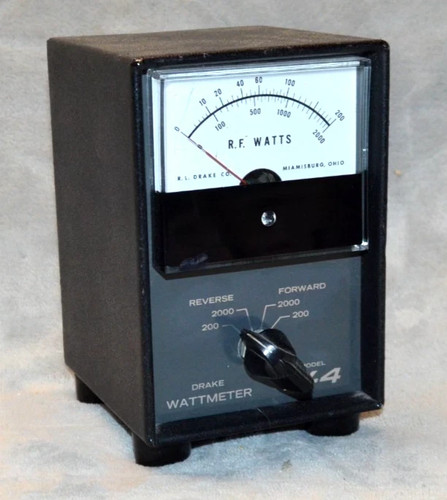 Drake w 4 wattmeter - r.,