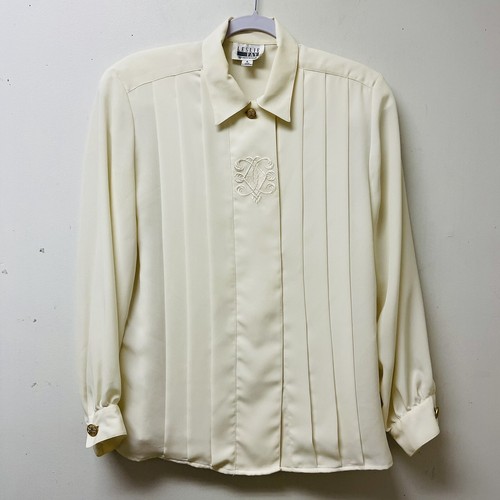 Leslie fay retro blouse - leslie,