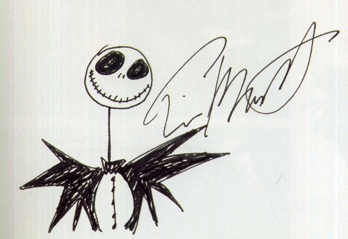 Tim burton signed - burton,