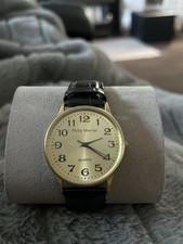 Philip Mercier Gold Tone Quartz Watch Brand New Battery Fitted