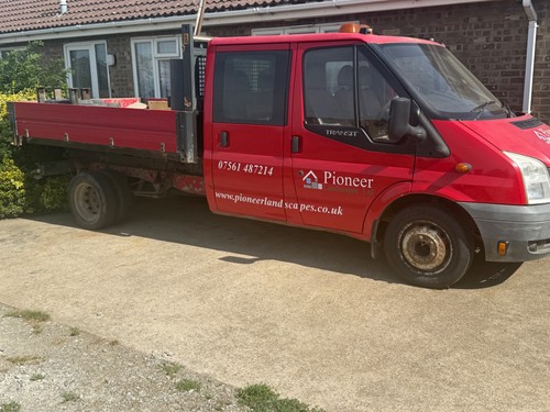 Ford transit tipper truck-