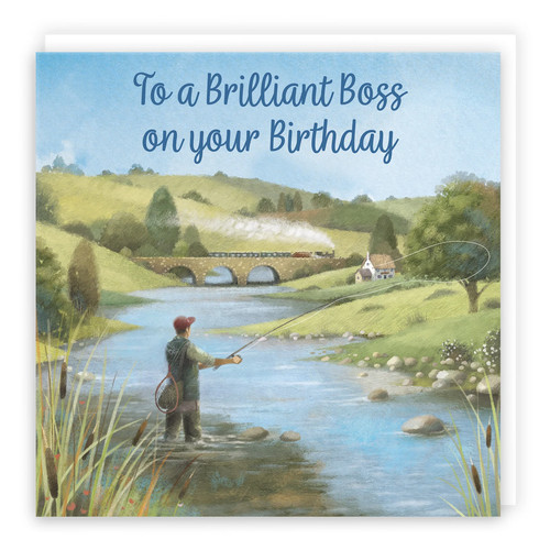 Boss fly fishing birthday - boss,