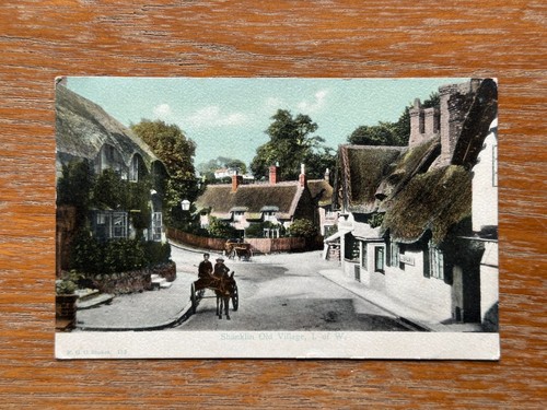 Antique 1909 postcard - 1909, shanklin